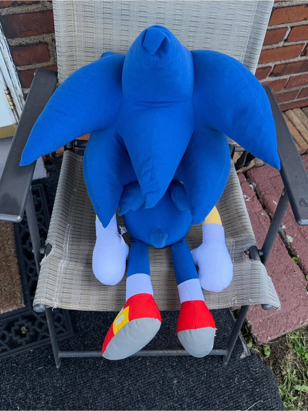 Sega Toy Factory Sonic The Hedgehog 2024 21” Plush Large Good Condition Souvenir